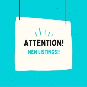 New Listings!! Come and take a look at my closet! Make me an offer!